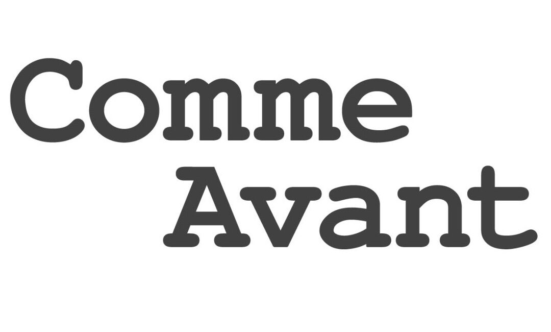 Un grand merci à Comme Avant